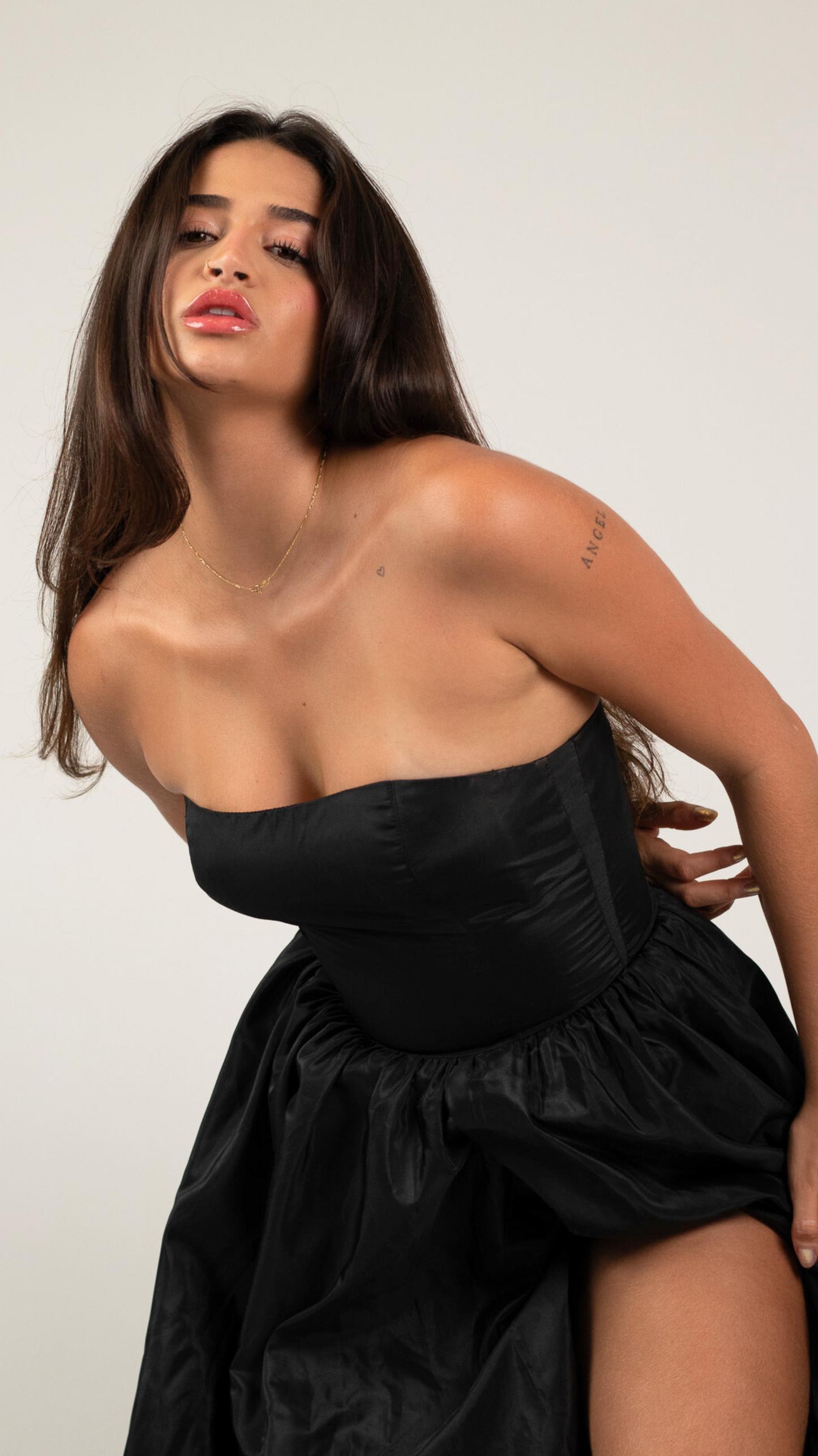 Vestido Noir Cascata - Agilita