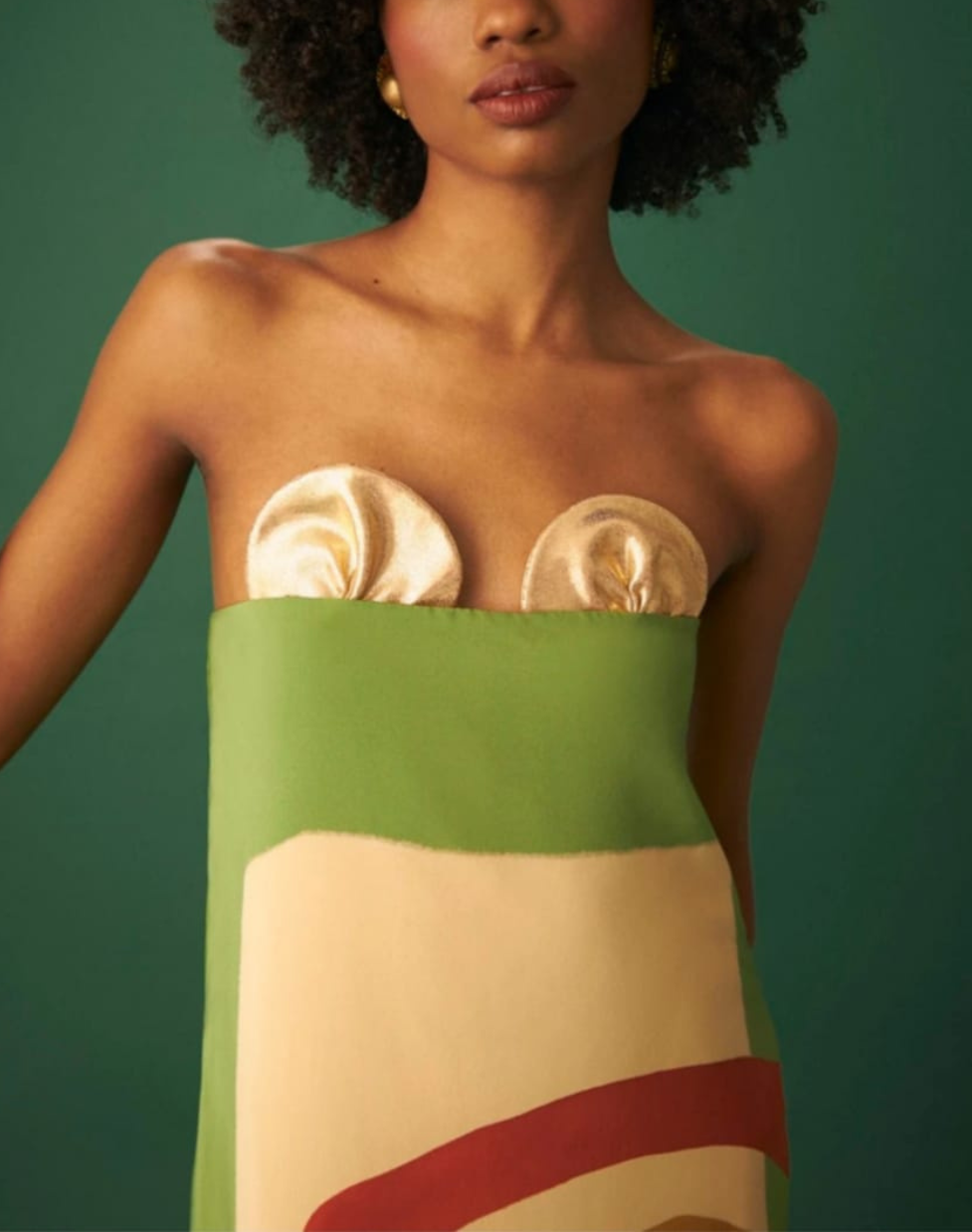 Vestido Dalva Frou Frou Lamê - Laura Cangussu