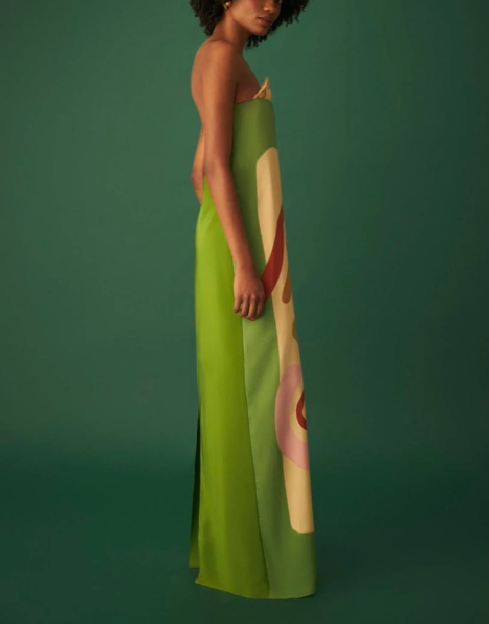 Vestido Dalva Frou Frou Lamê - Laura Cangussu