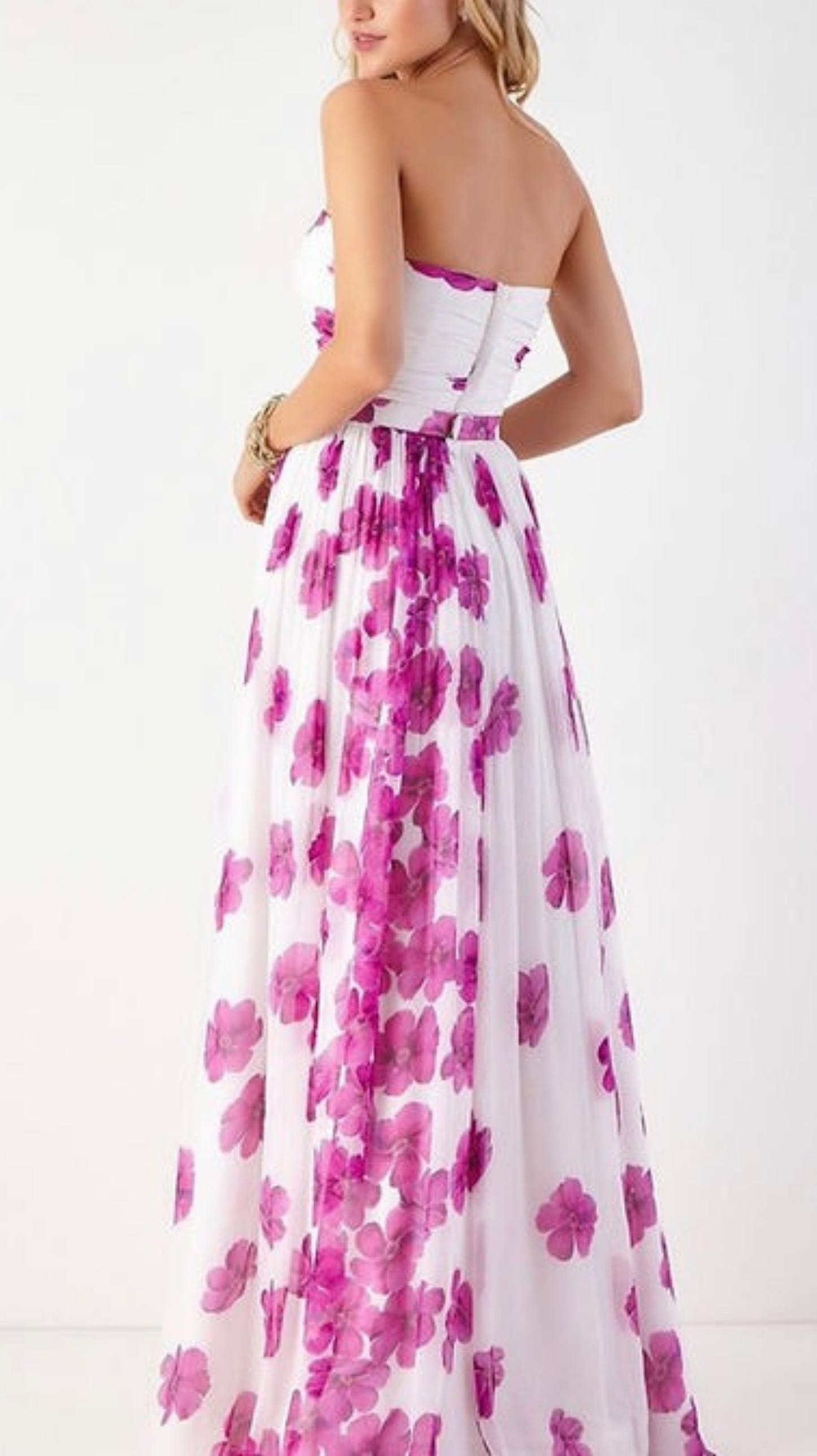 Vestido Longo de Seda Floral Dani Flower Blossom - Fabulous Agilità