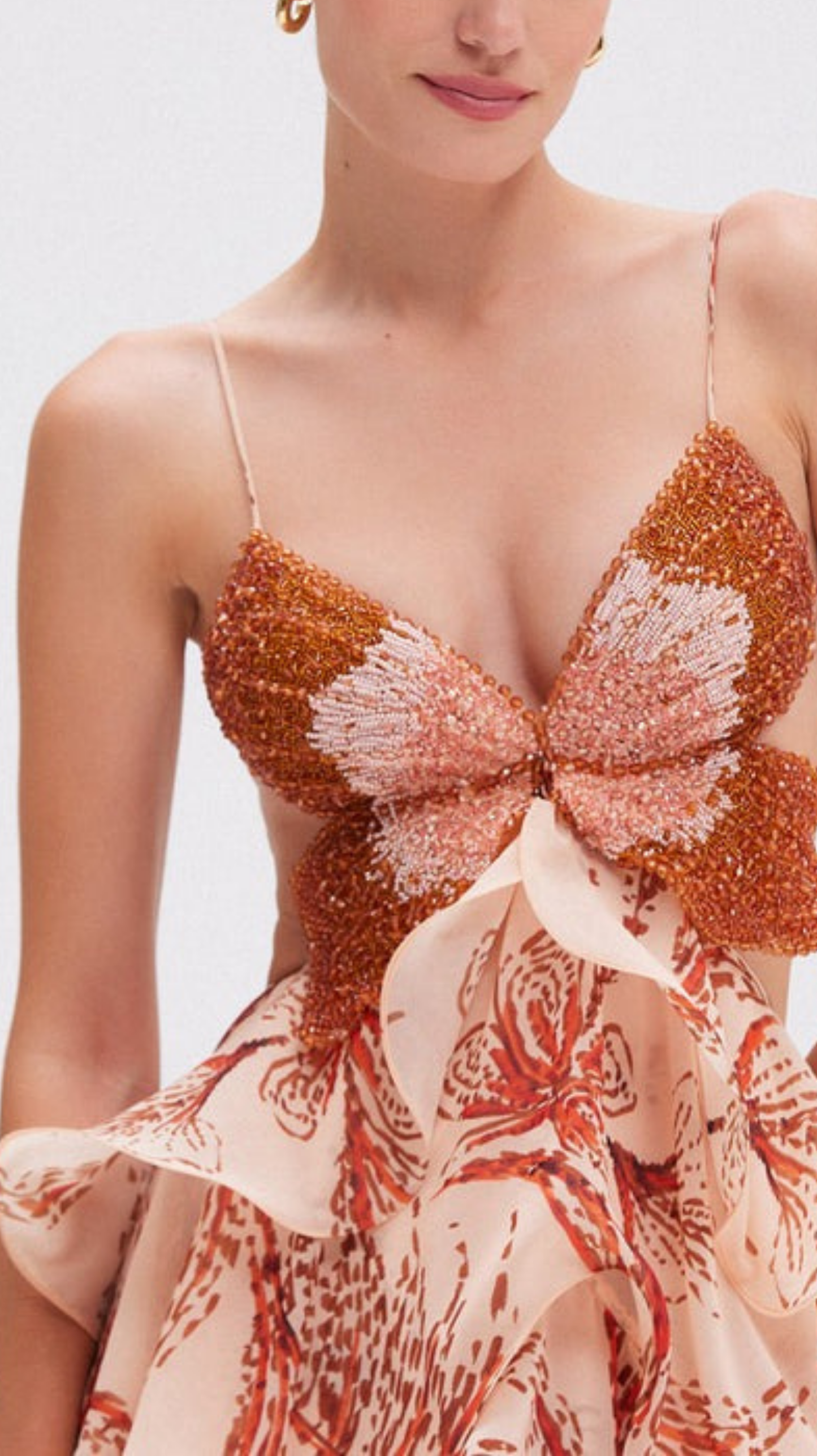 Vestido Longo Sunset Bege NYFW - PatBo