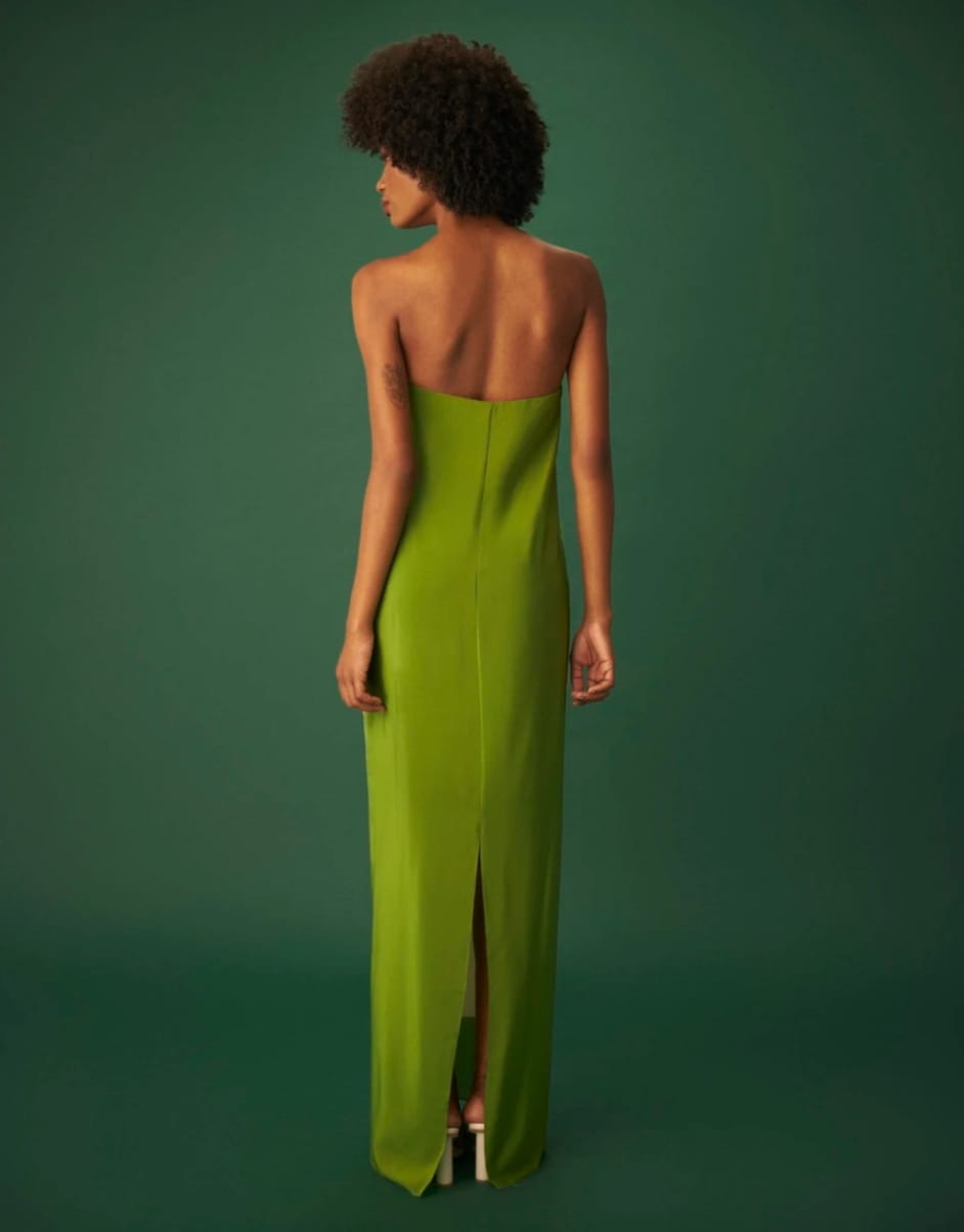 Vestido Dalva Frou Frou Lamê - Laura Cangussu