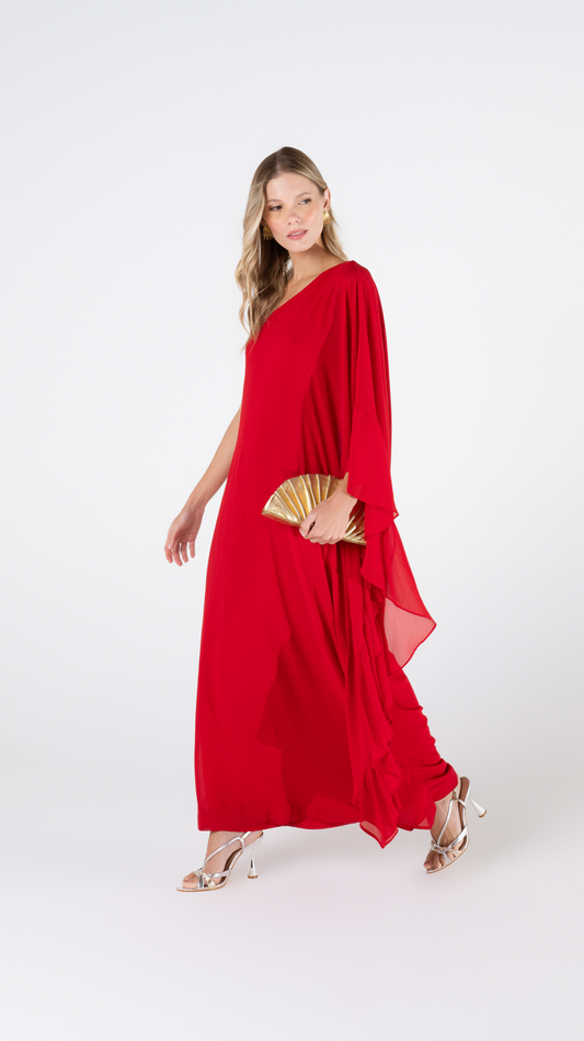 Vestido Fascínio Escarlate - Le Lis Blanc