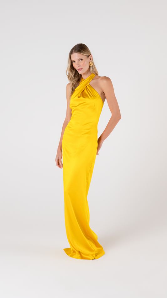 Vestido Amarelo - Ralph Lauren