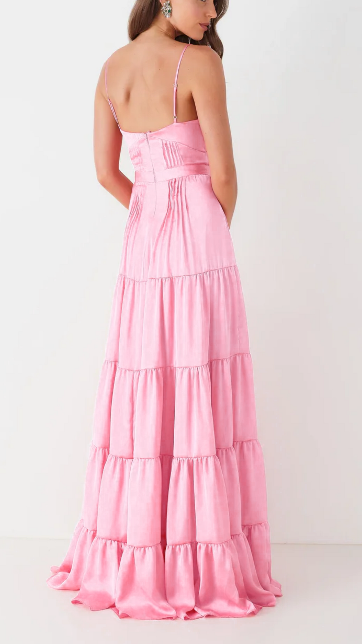 Vestido Longo Rosa Vitória - Fabulous Agilità