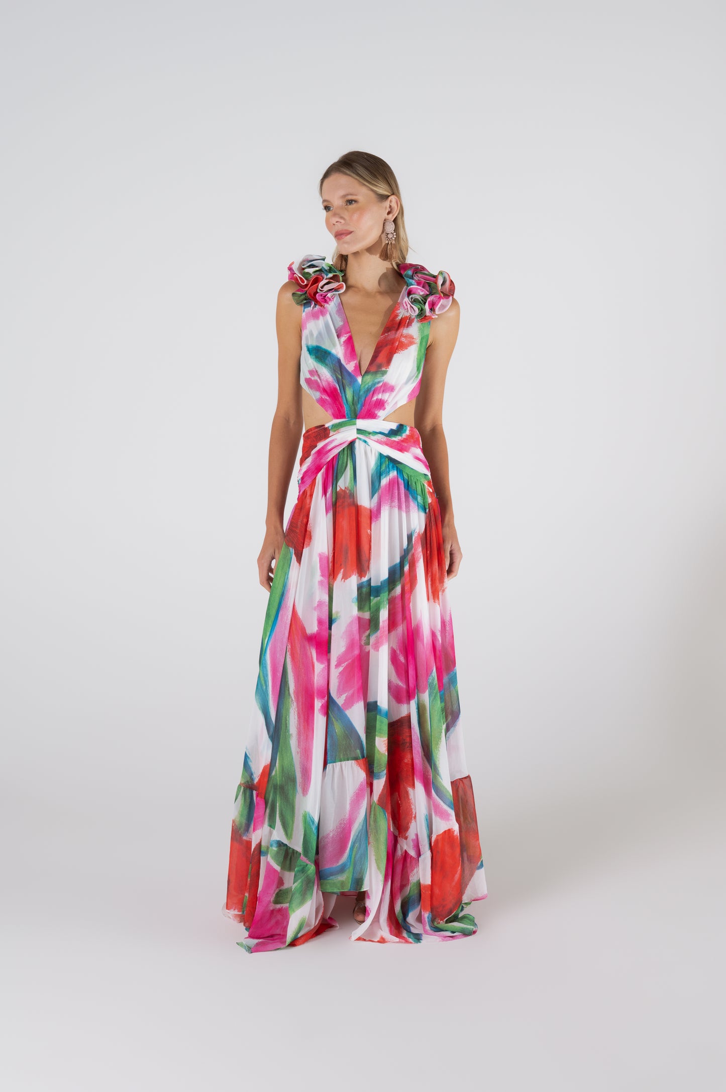 Vestido Maxi Allegro Secret Garden - PatBo