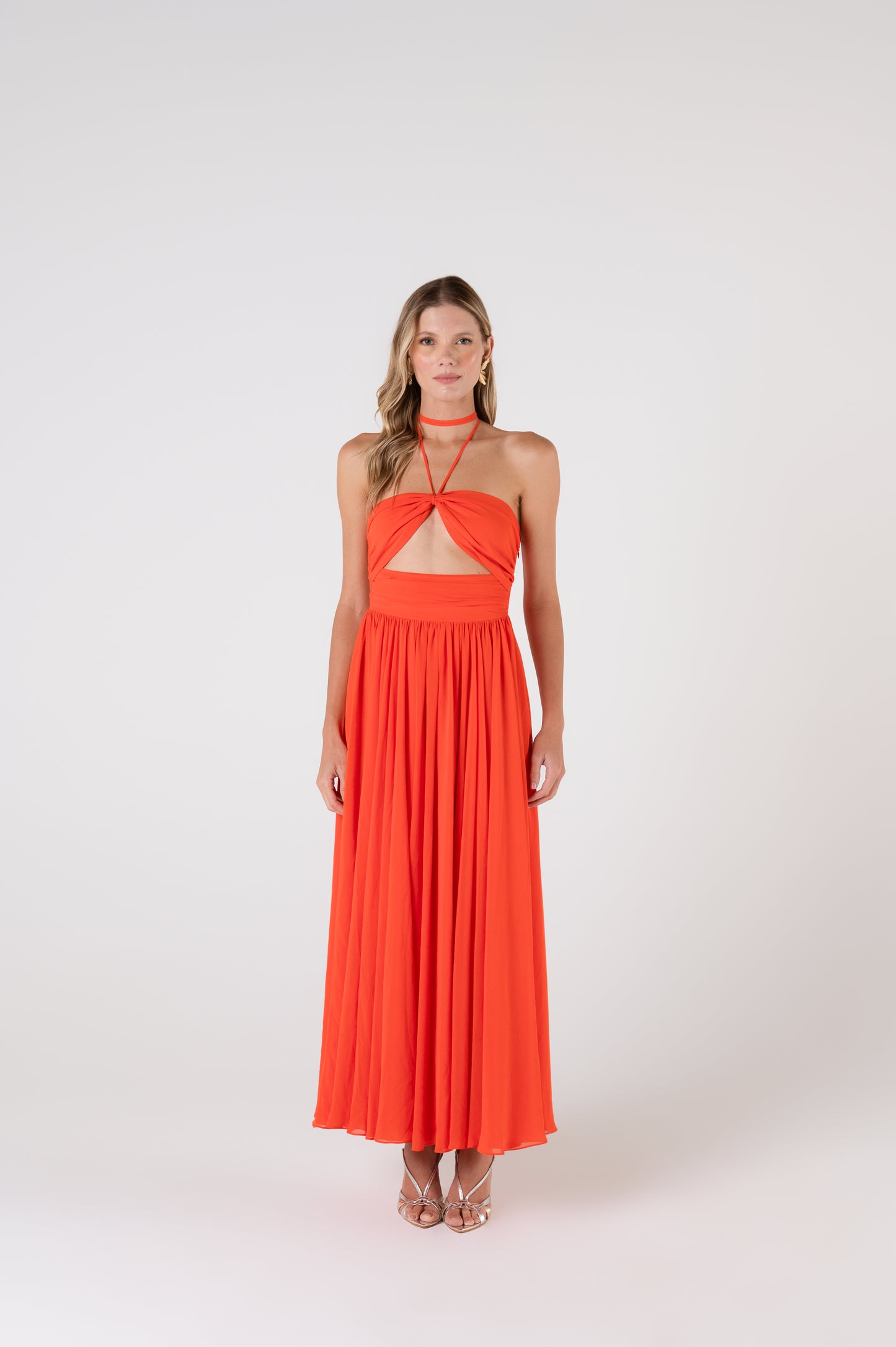 Vestido Asha Laranja - Candy Brown