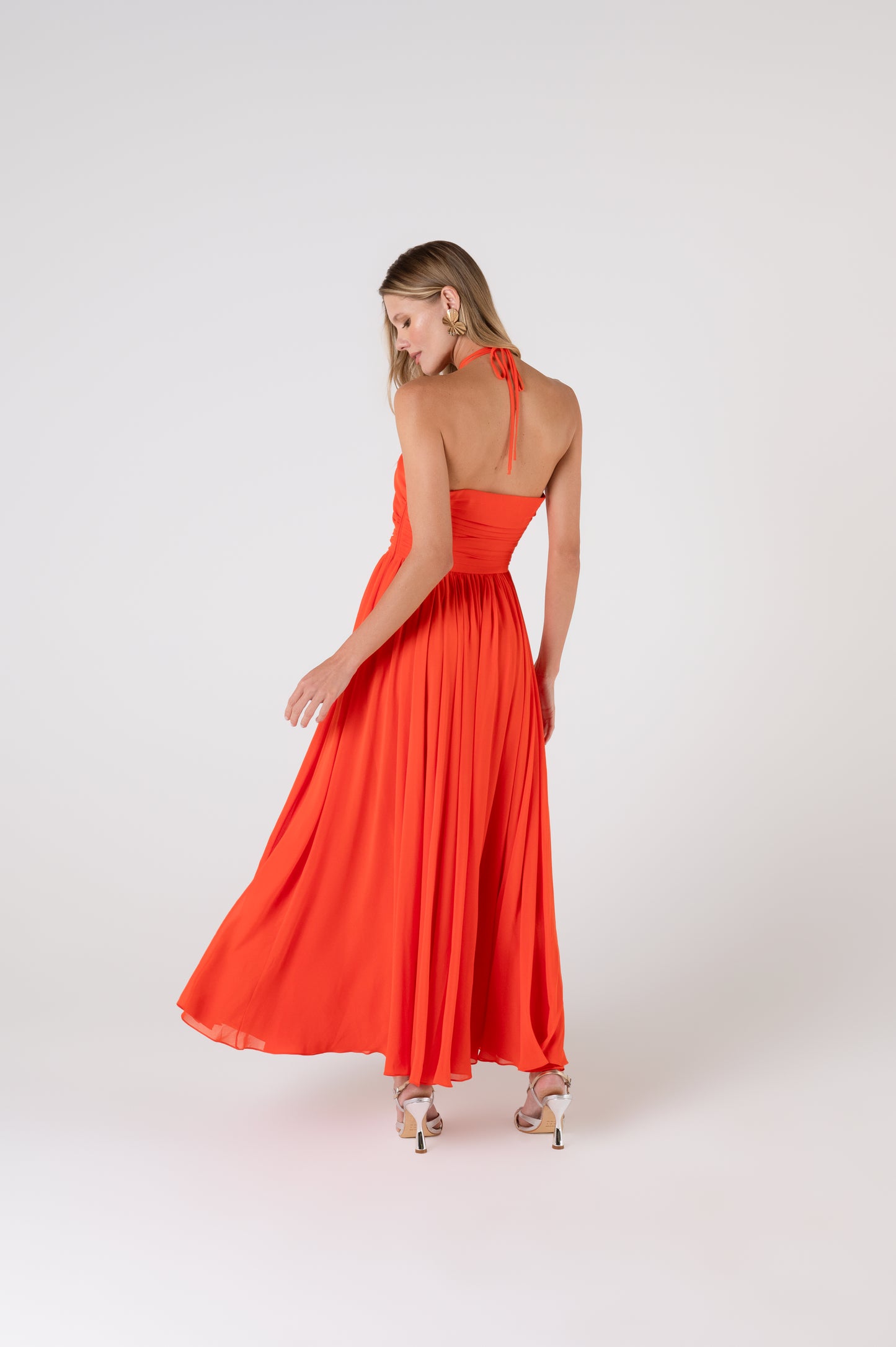 Vestido Asha Laranja - Candy Brown