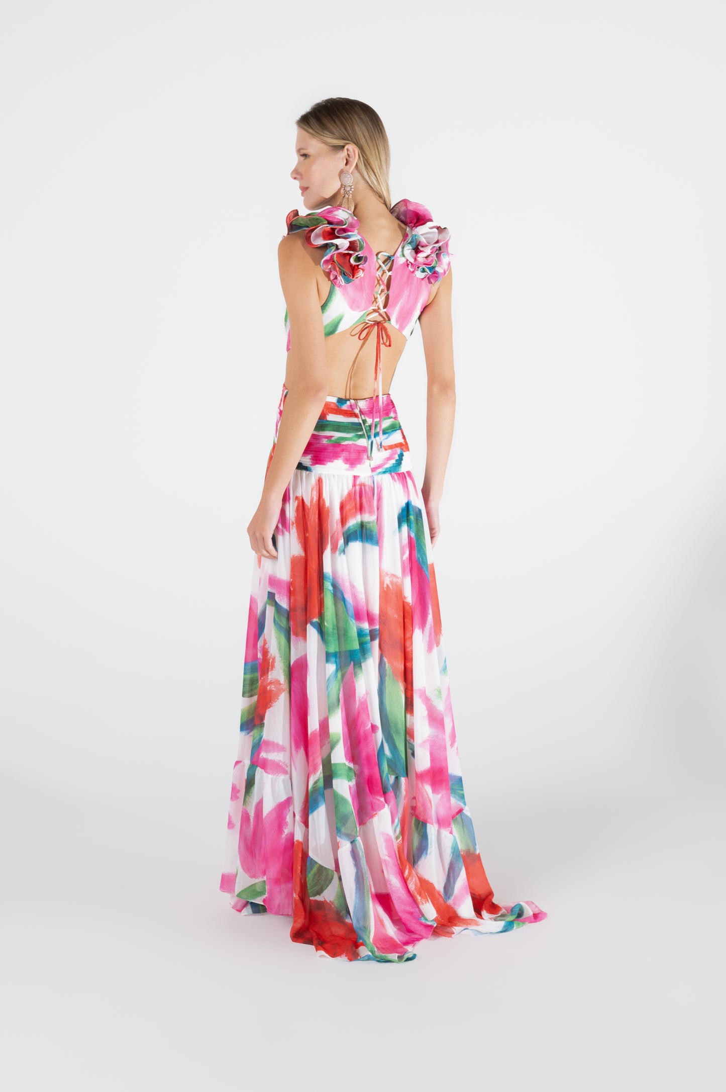 Vestido Maxi Allegro Secret Garden - PatBo