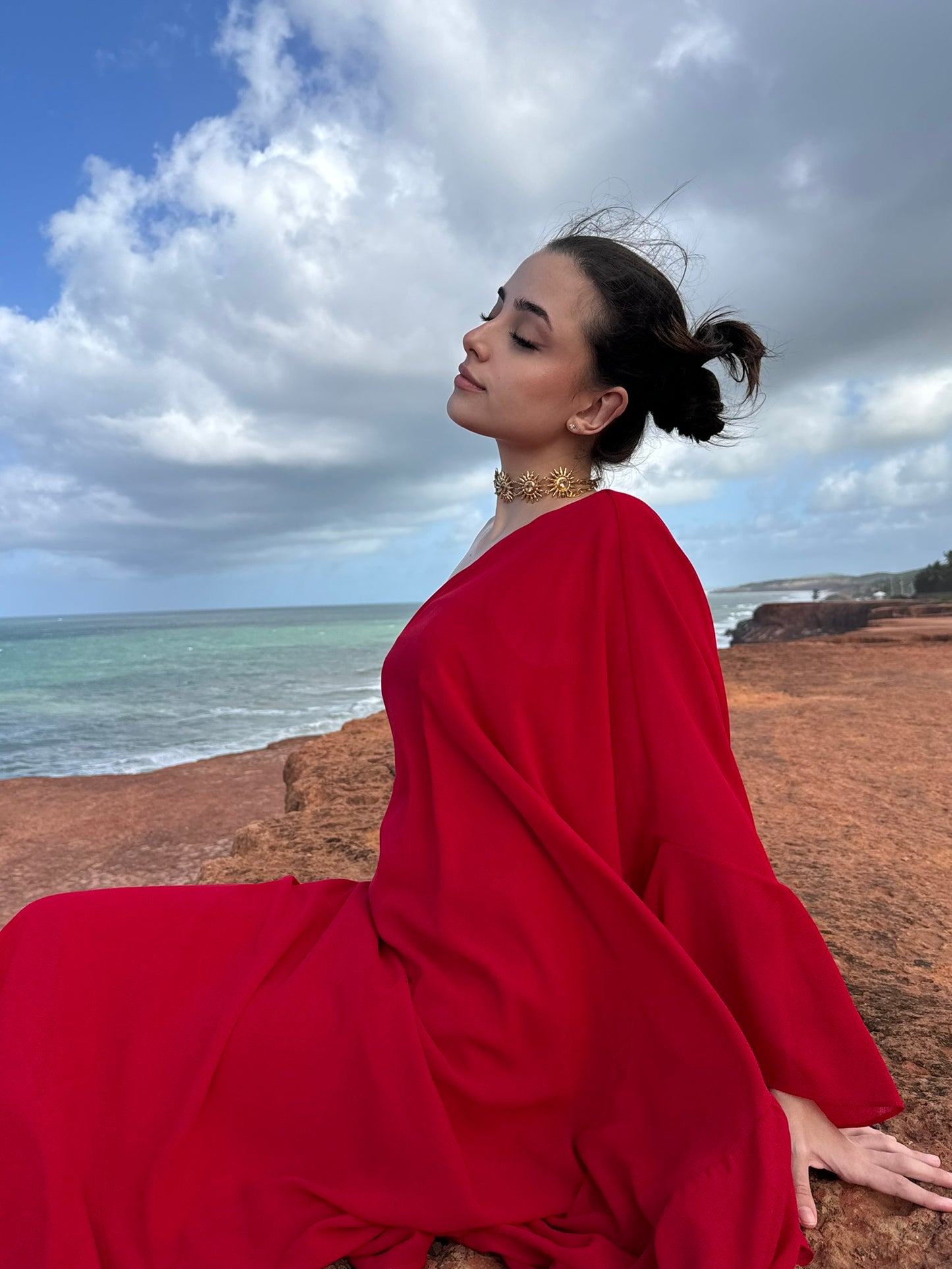 Vestido Fascínio Escarlate - Le Lis Blanc