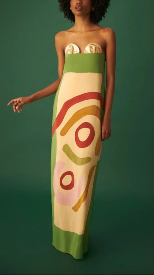 Vestido Dalva Frou Frou Lamê - Laura Cangussu